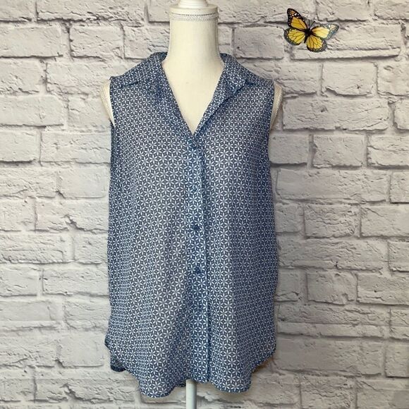 H&M Sleeveless Blouse Size 4 - Picture 2 of 8